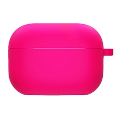 Силіконовий футляр з мікрофіброю для навушників Airpods 3, Рожевий / Barbie pink
