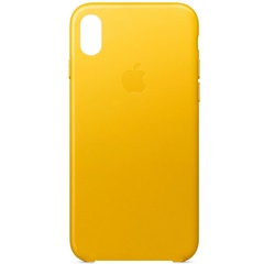 Чехол Silicone Case (AA) для Apple iPhone X (5.8") / XS (5.8") Желтый / Sunflower