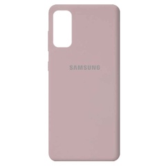 Чехол Silicone Cover Full Protective (AA) для Samsung Galaxy S20 FE Серый / Lavender