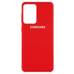 Чехол Silicone Cover Full Protective (AA) для Samsung Galaxy A52 4G / A52 5G / A52s Красный / Red