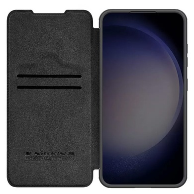 Шкіряний чохол (книга) Nillkin Qin Prop для Samsung Galaxy S24+, Black