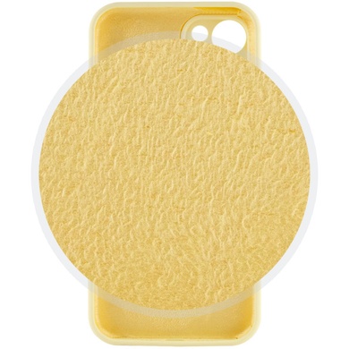 Чехол Silicone Case Full Camera Protective (AA) для Apple iPhone 15 (6.1") Желтый / Mellow Yellow