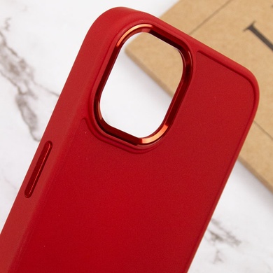 TPU чохол Bonbon Metal Style для Apple iPhone 12 Pro / 12 (6.1"), Червоний / Red