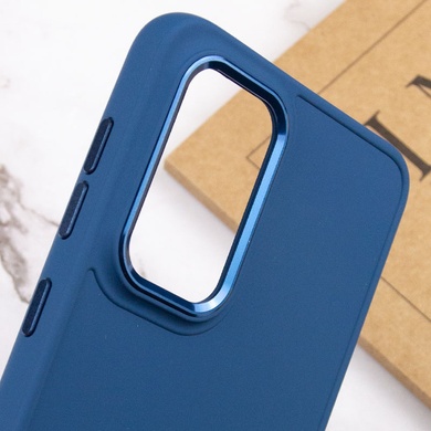 TPU чохол Bonbon Metal Style для Samsung Galaxy A53 5G, Синий / Denim Blue
