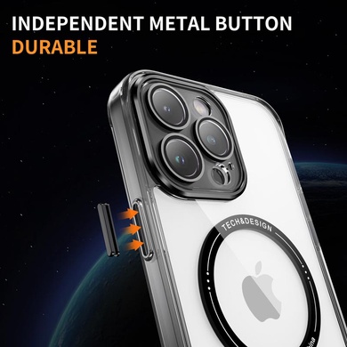 TPU+PC чехол Fullcolor with Magnetic Safe для Apple iPhone 13 Pro Max (6.7") Black