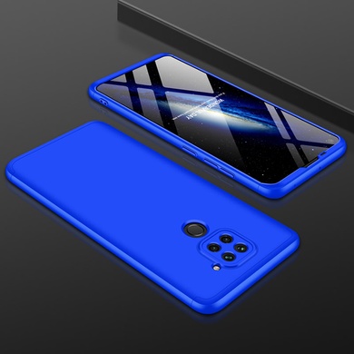 Пластиковая накладка GKK LikGus 360 градусов (opp) для Xiaomi Redmi Note 9 / Redmi 10X Синий
