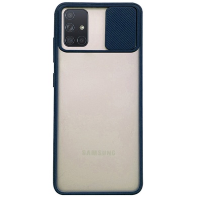 Чохол Camshield mate TPU зі шторкою для камери для Samsung Galaxy A51, Синій