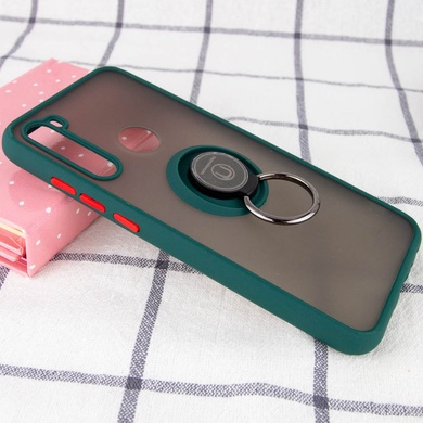 TPU+PC чохол Deen ColorEdgingRing for Magnet для Xiaomi Redmi Note 8T, Зелений