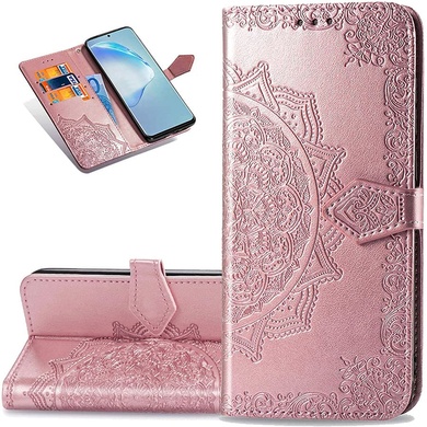 Шкіряний чохол (книга) Art Case з візитівкою для Samsung Galaxy M51, Рожевий