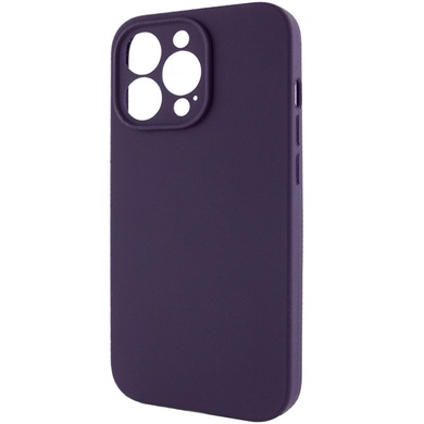 Чехол Silicone Case Full Camera Protective (AA) NO LOGO для Apple iPhone 15 Pro (6.1") Фиолетовый / Elderberry