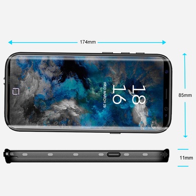 Водонепроникний чохол Shellbox для Samsung Galaxy S9+, Чорний
