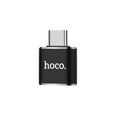 Переходник Hoco UA5 Type-C to USB Черный
