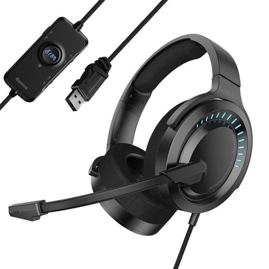 Навушники Baseus GAMO Immersive Virtual 3D Game Headphone, Чорний