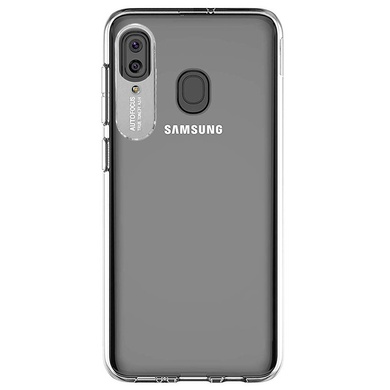 TPU чехол Epic clear flash для Samsung Galaxy A20 / A30 Бесцветный / Серебряный