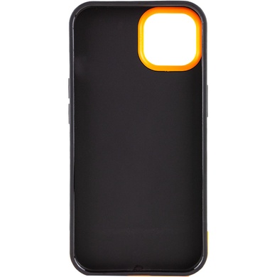 Чехол TPU+PC Bichromatic для Apple iPhone 13 (6.1") Black / Orange