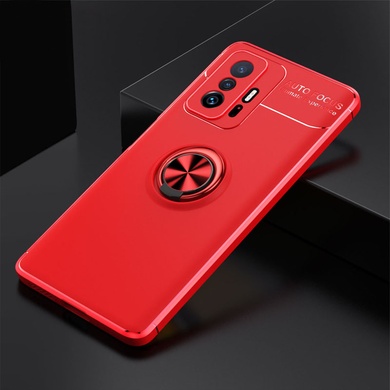 TPU чохол Deen ColorRing під магнітний тримач (opp) для Xiaomi Redmi Note 12 Pro, Червоний / Червоний