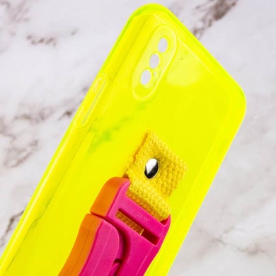 Чохол Handfree з кольоровим ремінцем для Apple iPhone XS Max (6.5 "), Жовтий