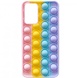 Cиликоновый 3D чехол-антистресс Pop it Bubble для Samsung Galaxy A52 4G / A52 5G / A52s Разноцветный