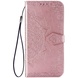 Кожаный чехол (книжка) Art Case с визитницей для Oppo A74 4G Розовый