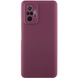 Чехол Silicone Cover Lakshmi Full Camera (AAA) для Xiaomi Redmi Note 10 Pro / 10 Pro Max Бордовый / Plum