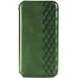 Кожаный чехол книжка GETMAN Cubic (PU) для Samsung Galaxy A05 Зеленый