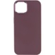 TPU чохол Bonbon Metal Style для Apple iPhone 14 Plus (6.7"), Бордовый / Plum