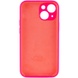 Чехол Silicone Case Full Camera Protective (AA) для Apple iPhone 14 Plus (6.7") Розовый / Barbie pink