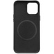 Шкіряний чохол Leather Case (AA) with MagSafe для Apple iPhone 14 Plus (6.7"), Black