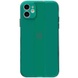 Чехол TPU Glossy Line Full Camera для Apple iPhone 12 (6.1") Зеленый