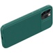 Карбонова накладка Nillkin Camshield (шторка на камеру) для Apple iPhone 12 Pro / 12 (6.1"), Зелений / Dark Green