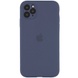Чехол Silicone Case Full Camera Protective (AA) для Apple iPhone 12 Pro (6.1") Серый / Lavender Gray