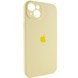 Чохол Silicone Case Full Camera Protective (AA) для Apple iPhone 15 (6.1"), Жовтий / Mellow Yellow