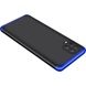 Пластикова накладка GKK LikGus 360 градусів (opp) для Samsung Galaxy M62, Чорний / Синій