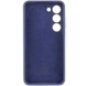 Чохол Silicone Cover Lakshmi Full Camera (AAA) для Samsung Galaxy S24 FE, Темно-синій / Midnight blue