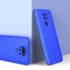 Пластикова накладка GKK LikGus 360 градусів (opp) для Xiaomi Redmi Note 9 / Redmi 10X, Синій