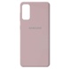 Чохол Silicone Cover Full Protective (AA) для Samsung Galaxy S20 FE, Сірий / Lavender