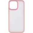 TPU+PC чехол Metal Buttons для Apple iPhone 14 Pro (6.1") Розовый