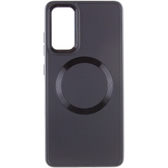 TPU чохол Bonbon Metal Style with MagSafe для Samsung Galaxy S23 FE, Чорний / Black