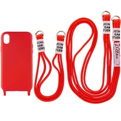 Чехол TPU two straps California для Apple iPhone XR (6.1") Красный
