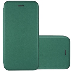 Кожаный чехол (книжка) Classy для Xiaomi Redmi Note 10 / Note 10s / Poco M5s Зеленый