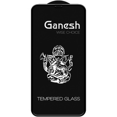 Захисне скло Ganesh (Full Cover) (тех.пак) для Apple iPhone 11 / XR (6.1"), Чорний