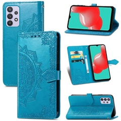 Кожаный чехол (книжка) Art Case с визитницей для Samsung Galaxy A53 5G Синий