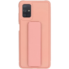 Силиконовый чехол Hand holder для Samsung Galaxy M51 Pink