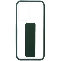 Чехол TPU+PC Hand holder для Samsung Galaxy Note 20 Dark green