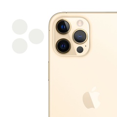 Гибкое защитное стекло 0.18mm на камеру (тех.пак) для Apple iPhone 12 Pro (6.1") Прозрачный