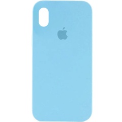 Чохол Silicone Case Full Protective (AA) для Apple iPhone XS Max (6.5 "), Бирюзовый / Swimming pool