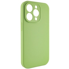 Чехол Silicone Case Full Camera Protective (AA) NO LOGO для Apple iPhone 13 Pro (6.1") Мятный / Mint