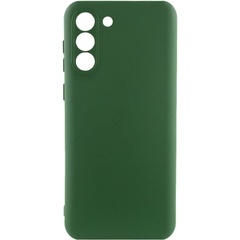 Чехол Silicone Cover Lakshmi Full Camera (A) для Samsung Galaxy S22 Зеленый / Dark green