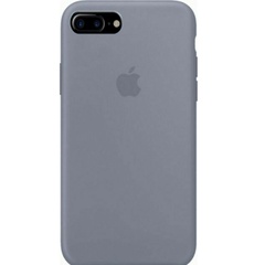 Чехол Silicone Case Full Protective (AA) для Apple iPhone 7 plus / 8 plus (5.5") Серый / Lavender Gray