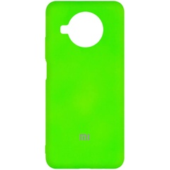 Чехол Silicone Cover My Color Full Protective (A) для Xiaomi Mi 10T Lite / Redmi Note 9 Pro 5G Салатовый / Neon green